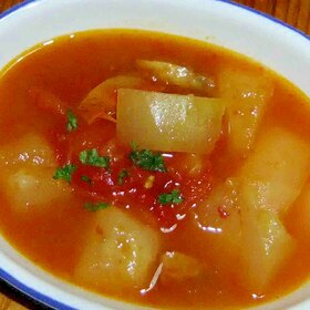 冬瓜のカレートマトスープ